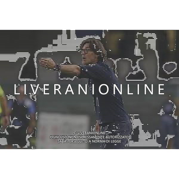 Paolo Vanoli Head Coach of Torino FC gestures during Hellas Verona FC vs Torino FC , 5° Serie A Enilive 2024-25 game at Marcantonio Bentegodi Stadium in Verona (VR), Italy, on September 20, 2024. (Photo by Davide Casentini)/AGENZIA ALDO LIVERANI SAS
