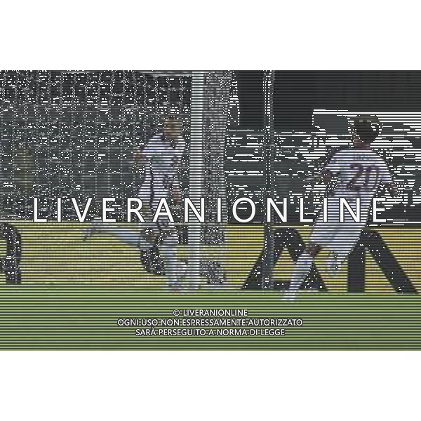 Antonio Sanabria of Torino FC0 celebrates after scoring during Hellas Verona FC vs Torino FC , 5° Serie A Enilive 2024-25 game at Marcantonio Bentegodi Stadium in Verona (VR), Italy, on September 20, 2024. (Photo by Davide Casentini)/AGENZIA ALDO LIVERANI SAS