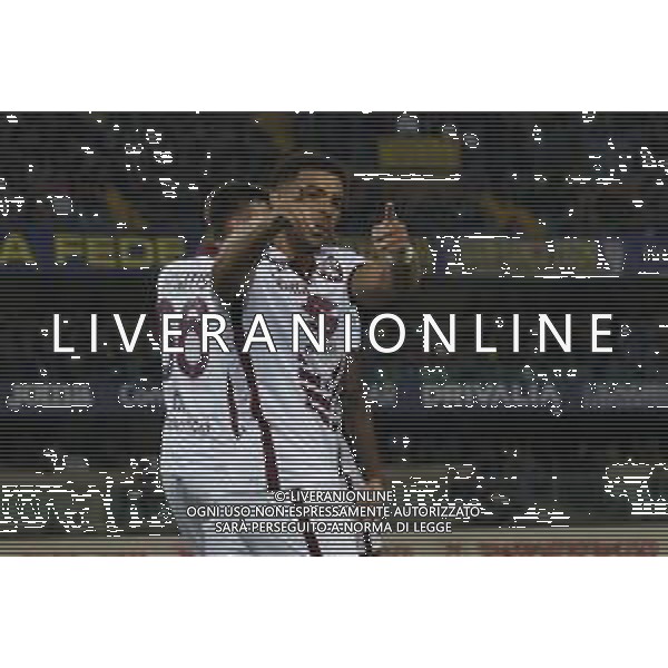 Che’ Adams of Torino FC celebrates after scoring during Hellas Verona FC vs Torino FC , 5° Serie A Enilive 2024-25 game at Marcantonio Bentegodi Stadium in Verona (VR), Italy, on September 20, 2024. (Photo by Davide Casentini)/AGENZIA ALDO LIVERANI SAS