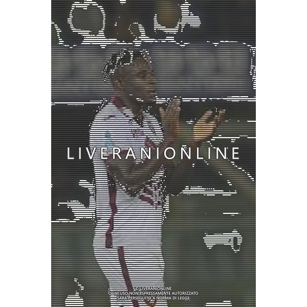 Duvan Zapata of Torino FC claps the hand during Hellas Verona FC vs Torino FC , 5° Serie A Enilive 2024-25 game at Marcantonio Bentegodi Stadium in Verona (VR), Italy, on September 20, 2024. (Photo by Davide Casentini)/AGENZIA ALDO LIVERANI SAS