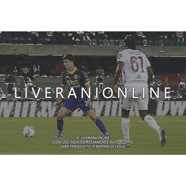 Dani Silva of Hellas Verona FC play the ball during Hellas Verona FC vs Torino FC , 5° Serie A Enilive 2024-25 game at Marcantonio Bentegodi Stadium in Verona (VR), Italy, on September 20, 2024. (Photo by Davide Casentini)/AGENZIA ALDO LIVERANI SAS