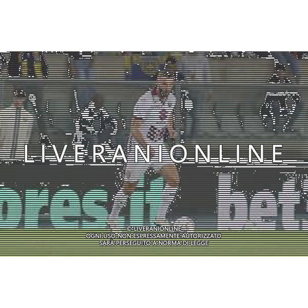 Sebastian Walukiewicz of Torino FC play the ball during Hellas Verona FC vs Torino FC , 5° Serie A Enilive 2024-25 game at Marcantonio Bentegodi Stadium in Verona (VR), Italy, on September 20, 2024. (Photo by Davide Casentini)/AGENZIA ALDO LIVERANI SAS