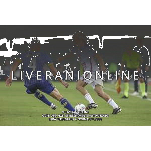 Borna Sosa of Torino FC play the ball during Hellas Verona FC vs Torino FC , 5° Serie A Enilive 2024-25 game at Marcantonio Bentegodi Stadium in Verona (VR), Italy, on September 20, 2024. (Photo by Davide Casentini)/AGENZIA ALDO LIVERANI SAS