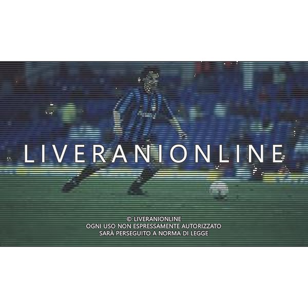 DIAP-RETROSPETTIVA STEFANO ROSSINI CALCIATORE NELLA FOTO STEFANO ROSSINI CON LA MAGLIA DELL\'INTER CALCIO AG ALDO LIVERANI SAS