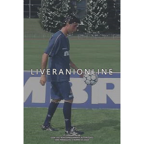 DIAP-RETROSPETTIVA SALVATORE FRESI CALCIATORE NELLA FOTO SALVATORE FRESI CON LA MAGLIA DA ALLENAMENTO INTER CALCIO AG ALDO LIVERANI SAS