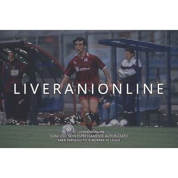 DIAP-RETROSPETTIVA SALVATORE FRESI CALCIATORE NELLA FOTO SALVATORE FRESI CON LA MAGLIA DELLA SALERNITANA CALCIO AG ALDO LIVERANI SAS