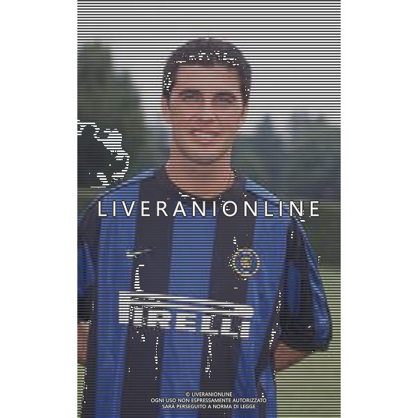 DIAP-RETROSPETTIVA SALVATORE FRESI CALCIATORE NELLA FOTO SALVATORE FRESI CON LA MAGLIA DELL\'INTER CALCIO AG ALDO LIVERANI SAS