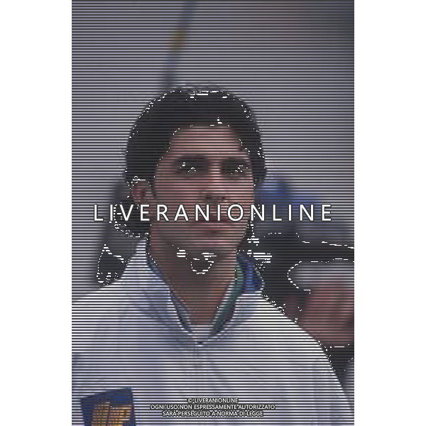 DIAP-RETROSPETTIVA SALVATORE FRESI CALCIATORE NELLA FOTO SALVATORE FRESI CON LA MAGLIA DELLA NAZIONALE ITALIANA UNDER 21 AG ALDO LIVERANI SAS