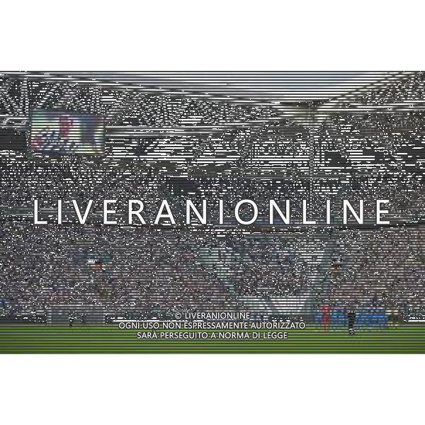 Torino 21.09.2024 Allianz Stadium @Manuela Viganti /Ag. Aldo Liverani sas Juventus vs Napoli Campionato Calcio Serie A Enilive 2024/2025 5a giornata Nella foto: minuto di silenzio per la morte di toto’ schillaci ©Viganti/AGENZIA ALDO LIVERANI SAS