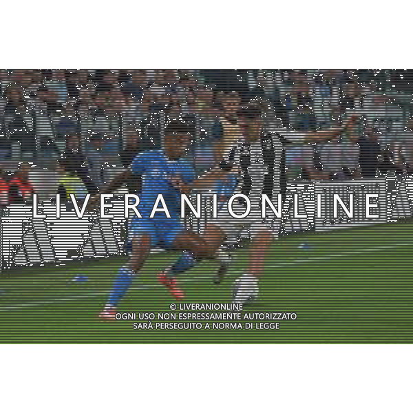 Torino 21.09.2024 Allianz Stadium @Manuela Viganti /Ag. Aldo Liverani sas Juventus vs Napoli Campionato Calcio Serie A Enilive 2024/2025 5a giornata Nella foto: david neres e andrea cambiaso ©Viganti/AGENZIA ALDO LIVERANI SAS