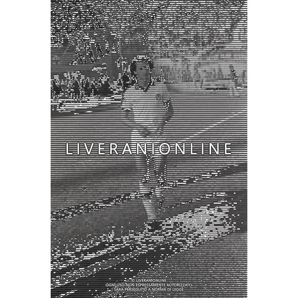 NEG-RETROSPETTIVA PAUO ROBERTO FALACO CALCIATORE NELA FOTO PAULO ROBERTO FALCAO CON LA MAGLIA DELLA ROMA CALCIO NELL\'ANNO 1980-1981 AG ALDO LIVERANI SAS