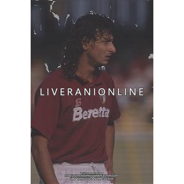 DIAP-RETROSPETTIVA ANDREA SILENZI CALCIATORE NELLA FOTO ANDREA SILENZI CON LA MAGLIA DEL TORINO CALCIO AG ALDO LIVERANI SAS
