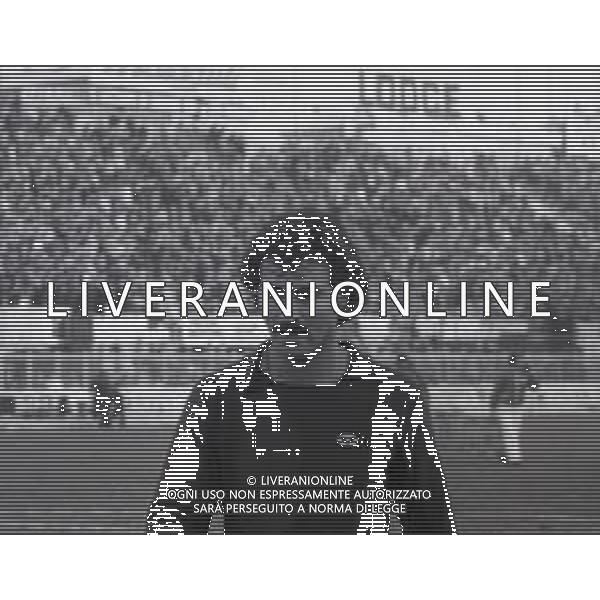 NEG-RETROSPETTIVA SALVATORE GARRITANO CALCIATORE NELLA FOTO SALVATORE GARRITANO CON LA MAGLIA DEL BOLOGNA CALCIO AG ALDO LIVERANI SAS
