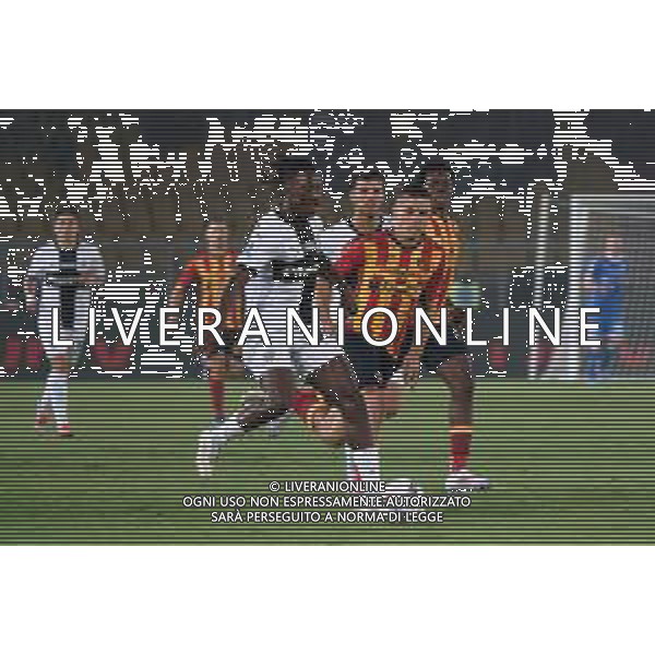 TVEM September 21, 2024 Lecce, Italy - US Lecce vs Parma Calcio 1913 - Italian soccer serie A 2024/25 - Via Del Mare Stadium. In the pic: Woyo Coulibaly of Parma in action against Nikola Krstovic of US Lecce ©Emmanuele Mastrodonato/AGENZIA ALDO LIVERANI SAS