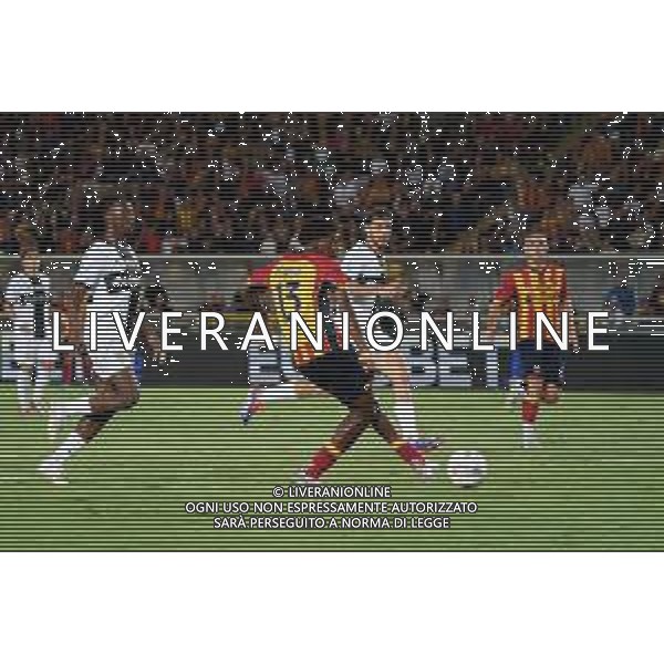 TVEM September 21, 2024 Lecce, Italy - US Lecce vs Parma Calcio 1913 - Italian soccer serie A 2024/25 - Via Del Mare Stadium. In the pic: Patrick Dorgu of US Lecce scores a goal of 1-0 ©Emmanuele Mastrodonato/AGENZIA ALDO LIVERANI SAS