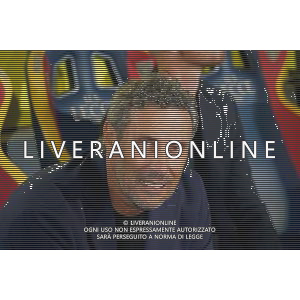 TVEM September 21, 2024 Lecce, Italy - US Lecce vs Parma Calcio 1913 - Italian soccer serie A 2024/25 - Via Del Mare Stadium. In the pic: coach Luca Gotti of US Lecce ©Emmanuele Mastrodonato/AGENZIA ALDO LIVERANI SAS
