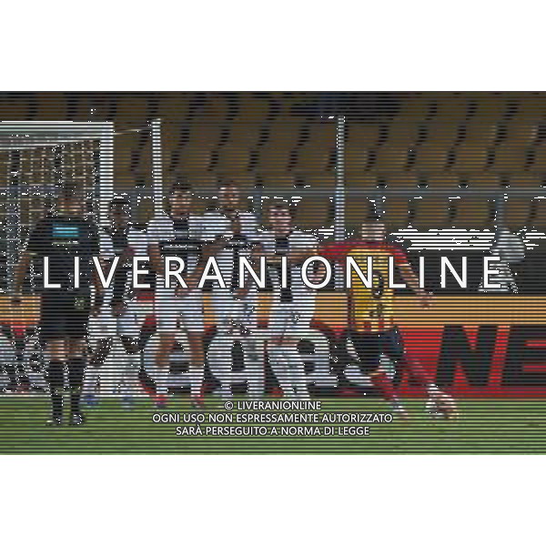 TVEM September 21, 2024 Lecce, Italy - US Lecce vs Parma Calcio 1913 - Italian soccer serie A 2024/25 - Via Del Mare Stadium. In the pic: Nikola Krstovic of US Lecce scores a goal of 2-0 ©Emmanuele Mastrodonato/AGENZIA ALDO LIVERANI SAS