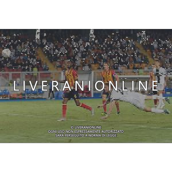 TVEM September 21, 2024 Lecce, Italy - US Lecce vs Parma Calcio 1913 - Italian soccer serie A 2024/25 - Via Del Mare Stadium. In the pic: Antoine Hainaut of Parma scores a goal of 2-2 ©Emmanuele Mastrodonato/AGENZIA ALDO LIVERANI SAS