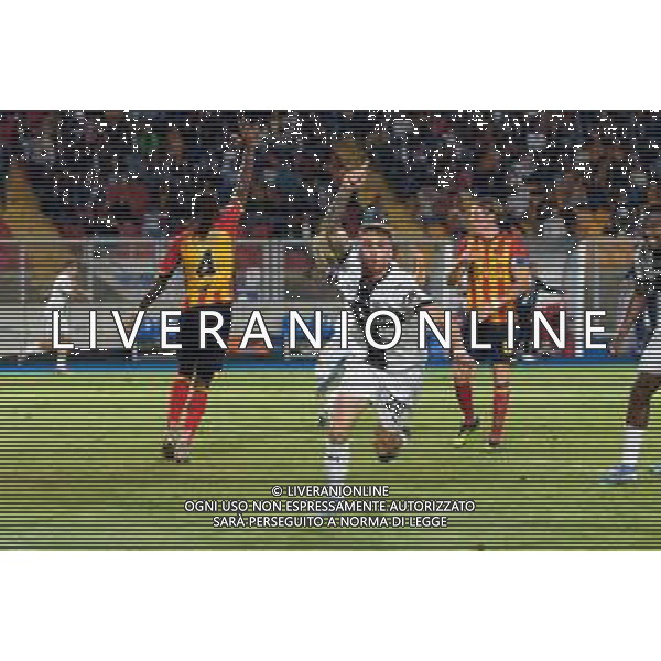 TVEM September 21, 2024 Lecce, Italy - US Lecce vs Parma Calcio 1913 - Italian soccer serie A 2024/25 - Via Del Mare Stadium. In the pic: Antoine Hainaut of Parma celebrates after scoring a goal ©Emmanuele Mastrodonato/AGENZIA ALDO LIVERANI SAS