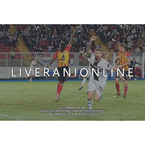 TVEM September 21, 2024 Lecce, Italy - US Lecce vs Parma Calcio 1913 - Italian soccer serie A 2024/25 - Via Del Mare Stadium. In the pic: Antoine Hainaut of Parma celebrates after scoring a goal ©Emmanuele Mastrodonato/AGENZIA ALDO LIVERANI SAS