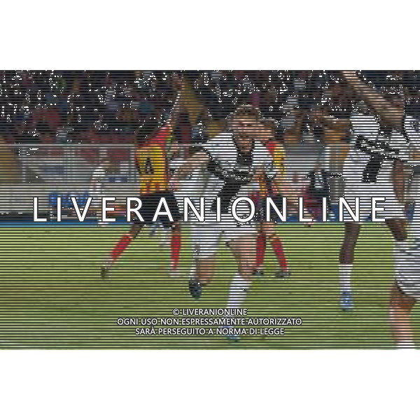 TVEM September 21, 2024 Lecce, Italy - US Lecce vs Parma Calcio 1913 - Italian soccer serie A 2024/25 - Via Del Mare Stadium. In the pic: Antoine Hainaut of Parma celebrates after scoring a goal ©Emmanuele Mastrodonato/AGENZIA ALDO LIVERANI SAS