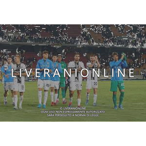 TVEM September 21, 2024 Lecce, Italy - US Lecce vs Parma Calcio 1913 - Italian soccer serie A 2024/25 - Via Del Mare Stadium. In the pic: the Parma players applauds fans ©Emmanuele Mastrodonato/AGENZIA ALDO LIVERANI SAS