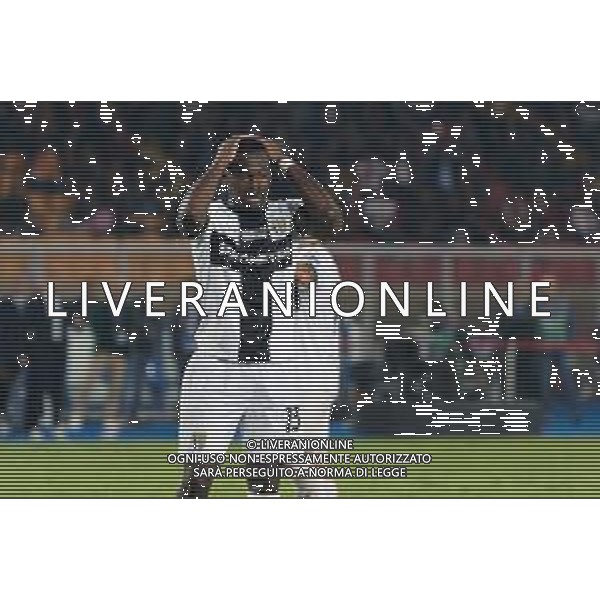 TVEM September 21, 2024 Lecce, Italy - US Lecce vs Parma Calcio 1913 - Italian soccer serie A 2024/25 - Via Del Mare Stadium. In the pic: Ange-Yoan Bonny of Parma disappointment ©Emmanuele Mastrodonato/AGENZIA ALDO LIVERANI SAS