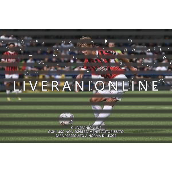 TVRG Inter vs Milan nella foto Maximilian Ibrahimovic (Milan) segna il gol del 2 a 0 Milano 22-09-2024 Stadio Konami Youth Development Centre Campionato Primavera 1 - 5a giornata foto Roberto Garavaglia/Agenzia Aldo Liverani sas