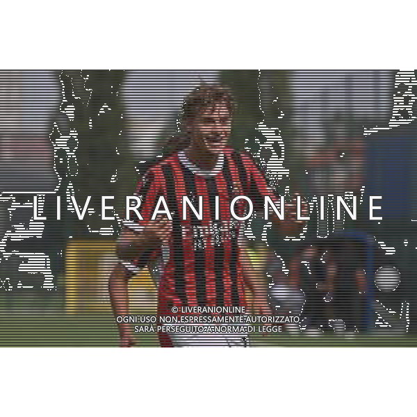 TVRG Inter vs Milan nella foto Maximilian Ibrahimovic (Milan) esultanza dopo il gol del 2 a 0 Milano 22-09-2024 Stadio Konami Youth Development Centre Campionato Primavera 1 - 5a giornata foto Roberto Garavaglia/Agenzia Aldo Liverani sas
