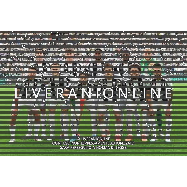 Torino 21.09.2024 Allianz Stadium @Manuela Viganti /Ag. Aldo Liverani sas Juventus vs Napoli Campionato Calcio Serie A Enilive 2024/2025 5a giornata Nella foto: la formazione della juventus da sx verso dx: dusan vlahovic, nicolò savona, gleison bremer, pierre kalulu, michele di gregorio, andrea cambiaso, teun koopmainers, manuel locatelli, kenan yildiz, weston mckennie, nico gonzalez ©Viganti/AGENZIA ALDO LIVERANI SAS