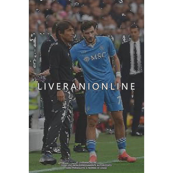 Torino 21.09.2024 Allianz Stadium @Manuela Viganti /Ag. Aldo Liverani sas Juventus vs Napoli Campionato Calcio Serie A Enilive 2024/2025 5a giornata Nella foto: khvicha kvaratskhelia e antonio conte ©Viganti/AGENZIA ALDO LIVERANI SAS