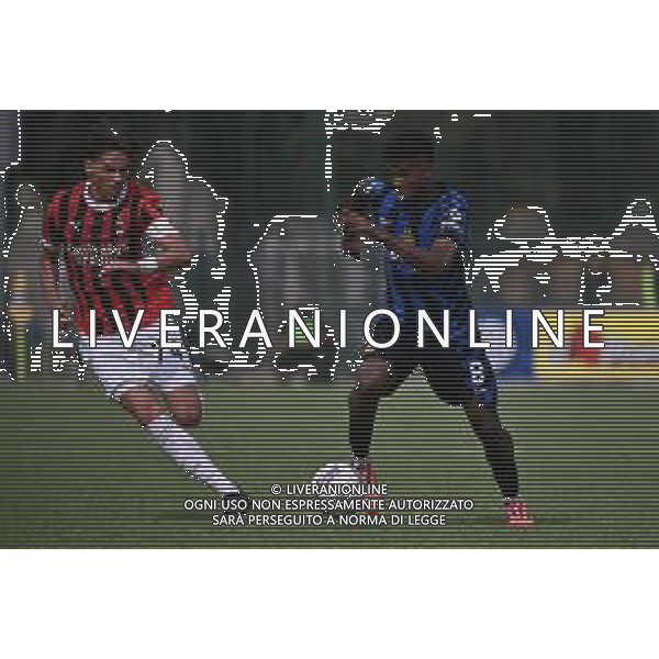TVRG Inter vs Milan nella foto Dariusz Stalmach (Milan) e Dilan Andres Zarate (Inter) Milano 22-09-2024 Stadio Konami Youth Development Centre Campionato Primavera 1 - 5a giornata foto Roberto Garavaglia/Agenzia Aldo Liverani sas