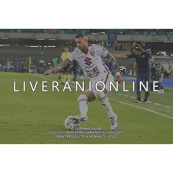 Antonio Sanabria of Torino FC play the ball during Hellas Verona FC vs Torino FC , 5° Serie A Enilive 2024-25 game at Marcantonio Bentegodi Stadium in Verona (VR), Italy, on September 20, 2024. (Photo by Davide Casentini)/AGENZIA ALDO LIVERANI SAS