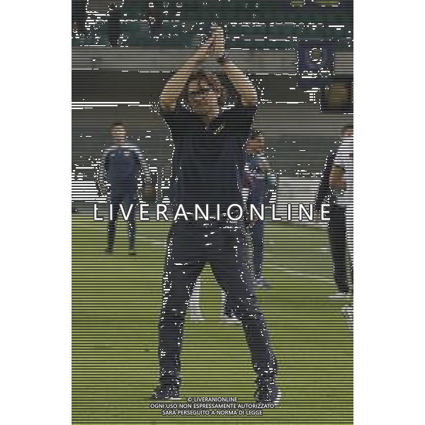 Paolo Vanoli Head Coach of Torino FC celebrate the victory at the end of Hellas Verona FC vs Torino FC , 5° Serie A Enilive 2024-25 game at Marcantonio Bentegodi Stadium in Verona (VR), Italy, on September 20, 2024. (Photo by Davide Casentini)/AGENZIA ALDO LIVERANI SAS