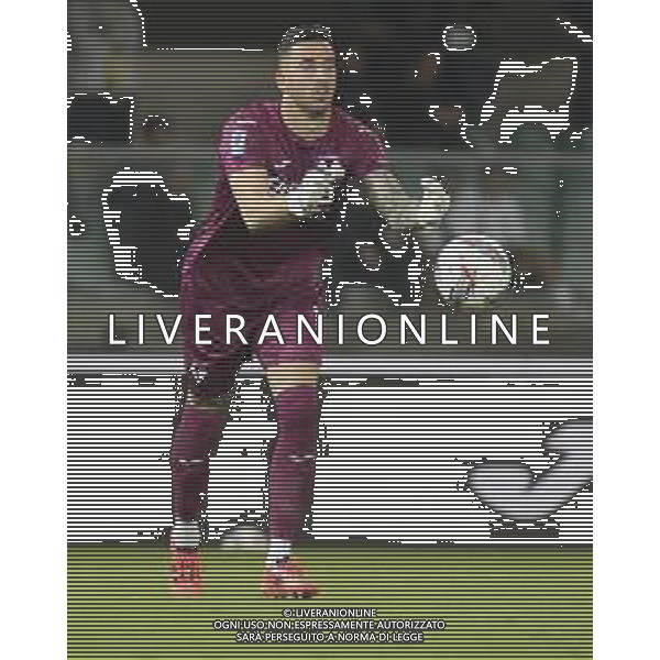 Lorenzo Montipò of Hellas Verona FC play the ball during Hellas Verona FC vs Torino FC , 5° Serie A Enilive 2024-25 game at Marcantonio Bentegodi Stadium in Verona (VR), Italy, on September 20, 2024. (Photo by Davide Casentini)/AGENZIA ALDO LIVERANI SAS