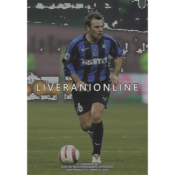 Milano 12/01/2006 coppa italia tim 2005/06 inter-parma 0:0 nella foto zanetti cristiano ph marco luzzani/ag aldo liverani s.a.s.