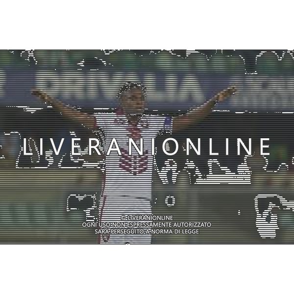 Duvan Zapata of Torino FC gestures during Hellas Verona FC vs Torino FC , 5° Serie A Enilive 2024-25 game at Marcantonio Bentegodi Stadium in Verona (VR), Italy, on September 20, 2024. (Photo by Davide Casentini)/AGENZIA ALDO LIVERANI SAS