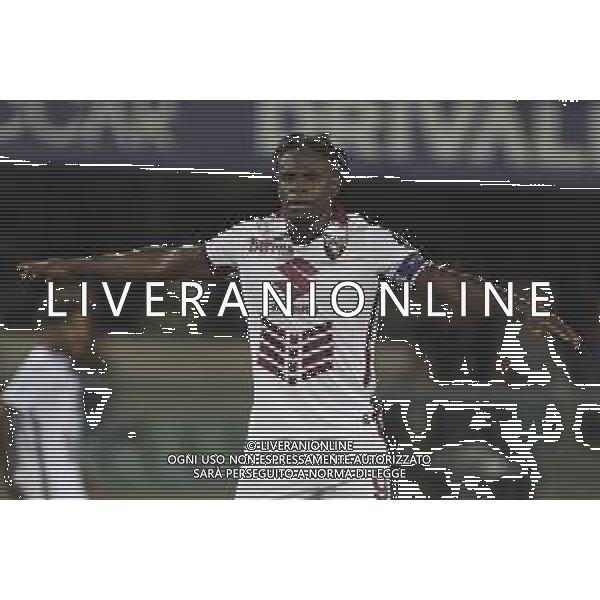 Duvan Zapata of Torino FC gestures during Hellas Verona FC vs Torino FC , 5° Serie A Enilive 2024-25 game at Marcantonio Bentegodi Stadium in Verona (VR), Italy, on September 20, 2024. (Photo by Davide Casentini)/AGENZIA ALDO LIVERANI SAS