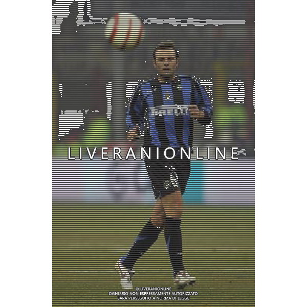 Milano 12/01/2006 coppa italia tim 2005/06 inter-parma 0:0 nella foto zanetti cristiano ph marco luzzani/ag aldo liverani s.a.s.