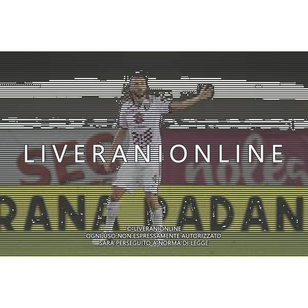 Sebastian Walukiewicz of Torino FC gestures during Hellas Verona FC vs Torino FC , 5° Serie A Enilive 2024-25 game at Marcantonio Bentegodi Stadium in Verona (VR), Italy, on September 20, 2024. (Photo by Davide Casentini)/AGENZIA ALDO LIVERANI SAS