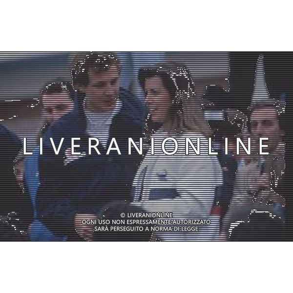 DIAP-RETROSPETTIVA STEFANO CASIRAGHI REALI DI MONACO NELLA FOTO STEFANO CASIRAGHI CON CAROLINA DI MONACO A MONTECARLO PER LE GARE DI OFF-SHORE NELL\'ANNO 1986 AG ALDO LIVERANI SAS