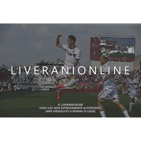 Kacper Urbanski of Bologna FC celebrates after scoring during AC Monza vs Bologna BFC, 5° Serie A Enilive 2024-25 game at U-Power stadium in Monza (MB), Italy, on September 22, 2024. (Photo by Davide Casentini)/AGENZIA ALDO LIVERANI SAS
