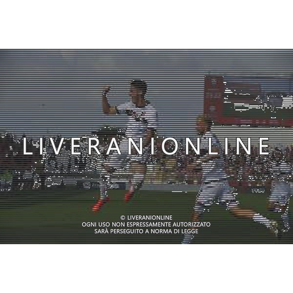 Kacper Urbanski of Bologna FC celebrates after scoring during AC Monza vs Bologna BFC, 5° Serie A Enilive 2024-25 game at U-Power stadium in Monza (MB), Italy, on September 22, 2024. (Photo by Davide Casentini)/AGENZIA ALDO LIVERANI SAS