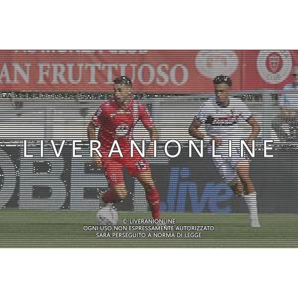 Pedro Pereira of AC Monza play the ball during AC Monza vs Bologna BFC, 5° Serie A Enilive 2024-25 game at U-Power stadium in Monza (MB), Italy, on September 22, 2024. (Photo by Davide Casentini)/AGENZIA ALDO LIVERANI SAS