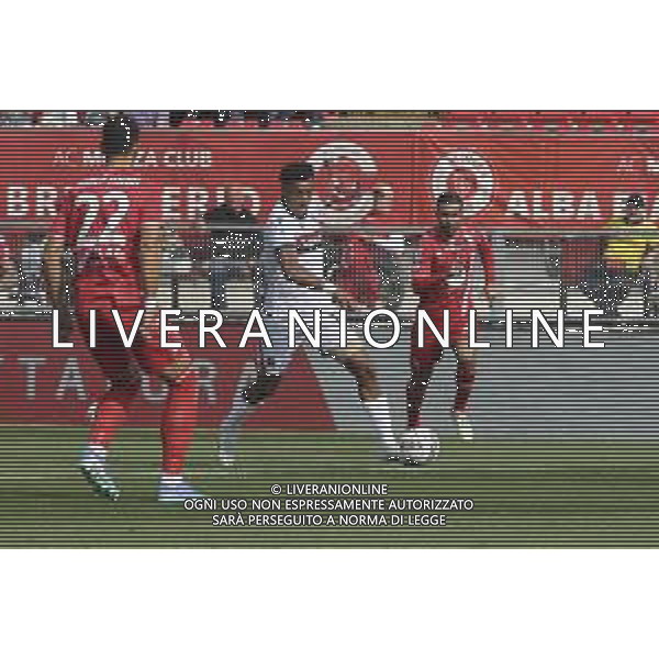 Dan Ndoye of Bologna FC play the ball during AC Monza vs Bologna BFC, 5° Serie A Enilive 2024-25 game at U-Power stadium in Monza (MB), Italy, on September 22, 2024. (Photo by Davide Casentini)/AGENZIA ALDO LIVERANI SAS