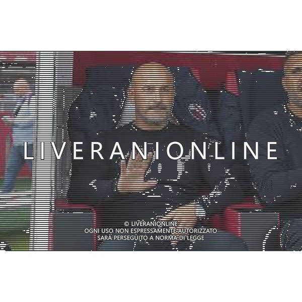 Vincenzo Italiano Head Coach of Bologna FC during AC Monza vs Bologna BFC, 5° Serie A Enilive 2024-25 game at U-Power stadium in Monza (MB), Italy, on September 22, 2024. (Photo by Davide Casentini)/AGENZIA ALDO LIVERANI SAS