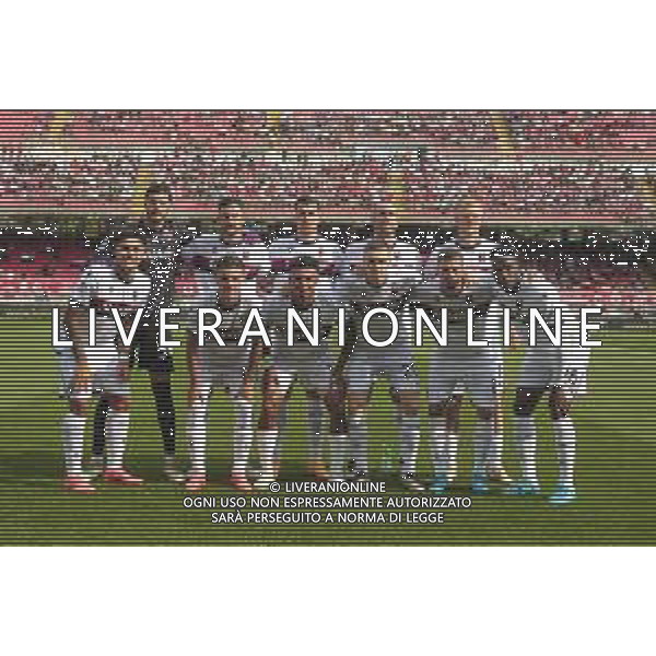 Formazione - Bologna team photo during AC Monza vs Bologna BFC, 5° Serie A Enilive 2024-25 game at U-Power stadium in Monza (MB), Italy, on September 22, 2024. (Photo by Davide Casentini)/AGENZIA ALDO LIVERANI SAS