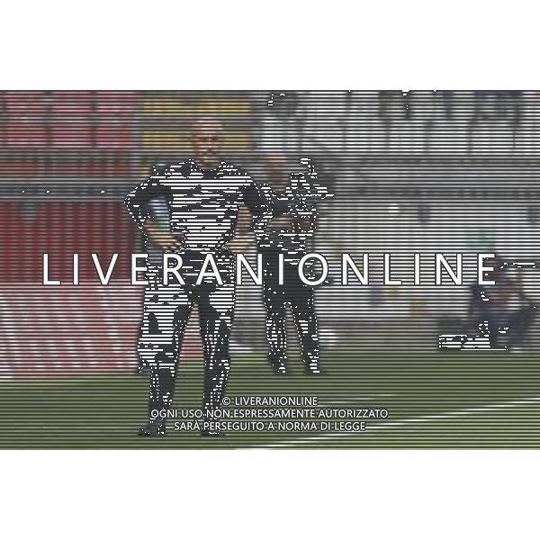 Vincenzo Italiano Head Coach of Bologna FC looks during AC Monza vs Bologna BFC, 5° Serie A Enilive 2024-25 game at U-Power stadium in Monza (MB), Italy, on September 22, 2024. (Photo by Davide Casentini)/AGENZIA ALDO LIVERANI SAS