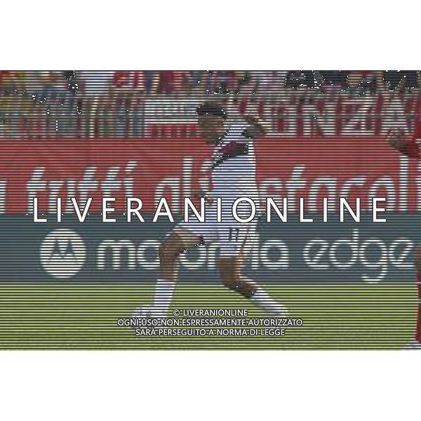 Dan Ndoye of Bologna FC play the ball during AC Monza vs Bologna BFC, 5° Serie A Enilive 2024-25 game at U-Power stadium in Monza (MB), Italy, on September 22, 2024. (Photo by Davide Casentini)/AGENZIA ALDO LIVERANI SAS
