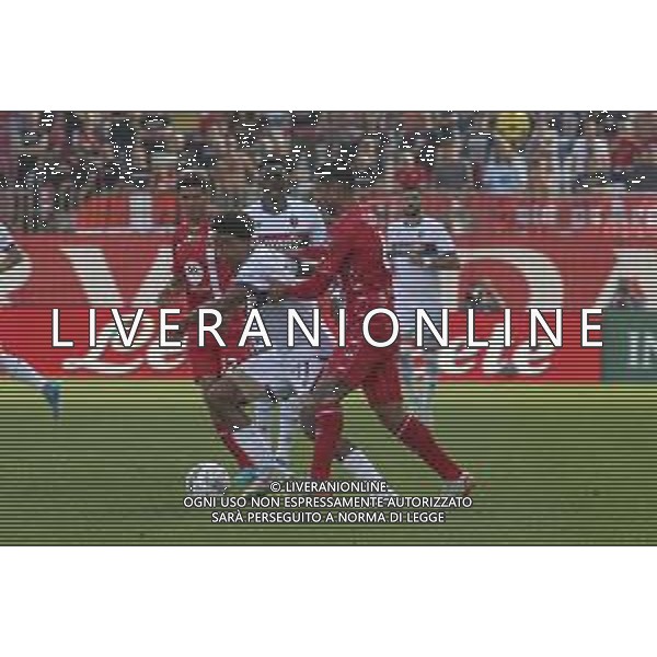 Dan Ndoye of Bologna FC battle for the ball with Armando Izzo of AC Monza during AC Monza vs Bologna BFC, 5° Serie A Enilive 2024-25 game at U-Power stadium in Monza (MB), Italy, on September 22, 2024. (Photo by Davide Casentini)/AGENZIA ALDO LIVERANI SAS